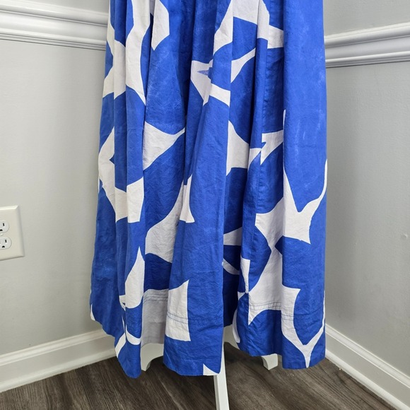 Anthropologie Womens Artsy Printed Babydoll Smock Maxi Dress XXS Vacation Resort - Picture 7 of 16